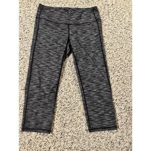 Athleta Cropped Leggings Women's Size‎ Small Black & Gray